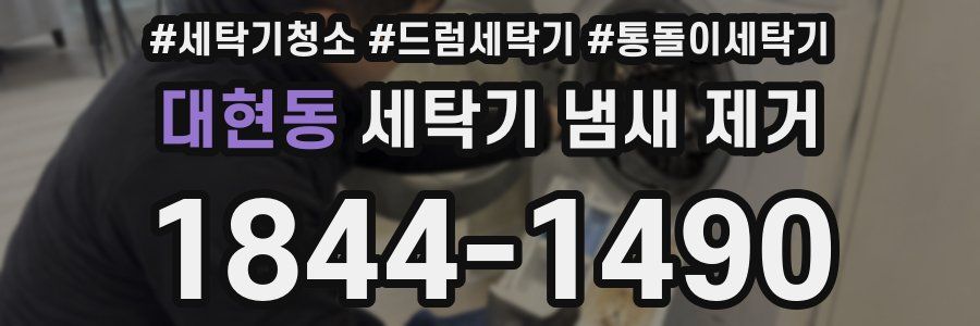 대현동 세탁기 냄새 제거
