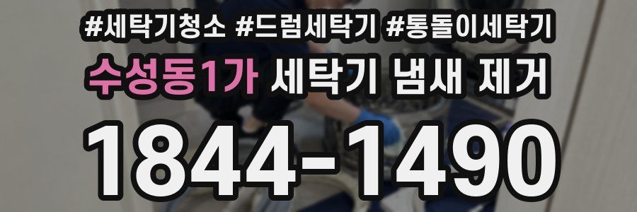 수성동1가 세탁기 냄새 제거
