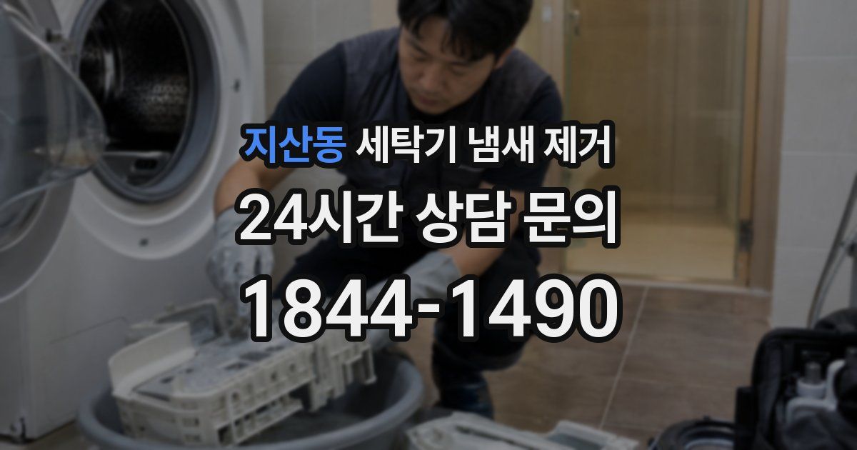 지산동 세탁기 냄새 제거