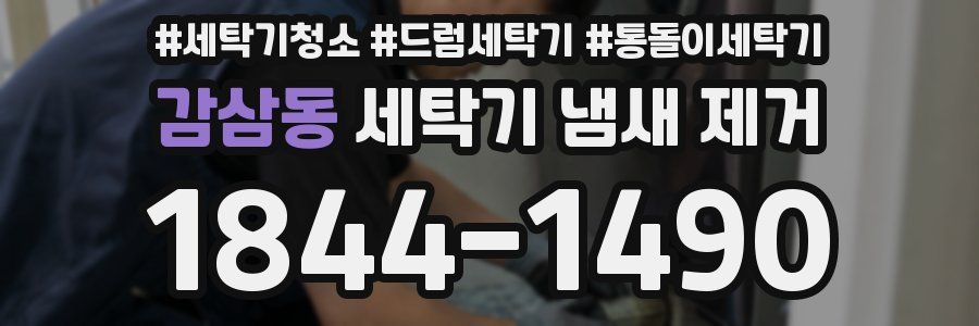 감삼동 세탁기 냄새 제거