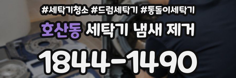 호산동 세탁기 냄새 제거