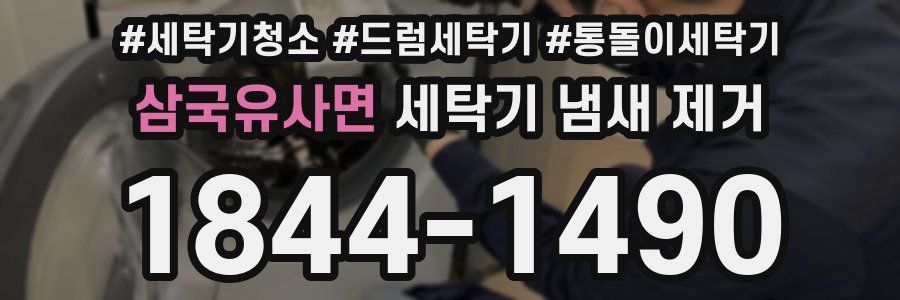 삼국유사면 세탁기 냄새 제거
