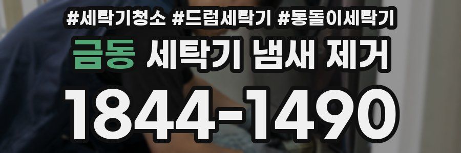 금동 세탁기 냄새 제거