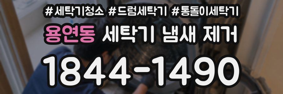 용연동 세탁기 냄새 제거