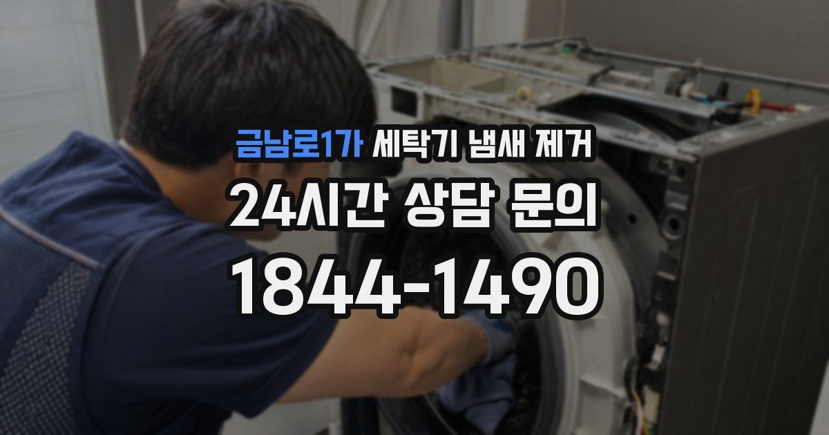 금남로1가 세탁기 냄새 제거