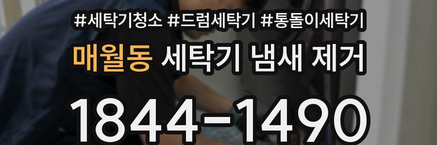 매월동 세탁기 냄새 제거