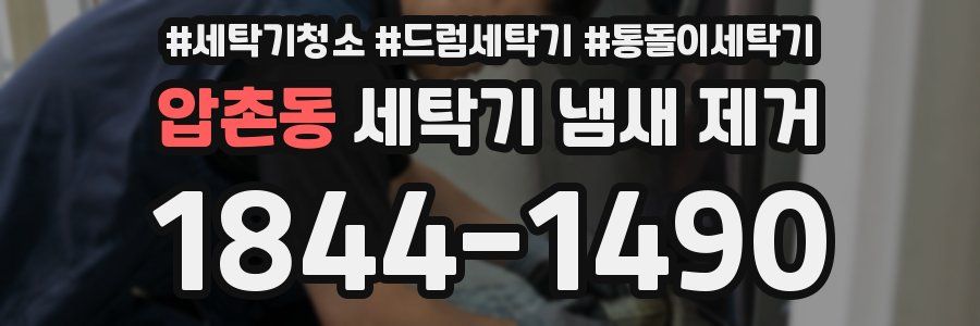 압촌동 세탁기 냄새 제거