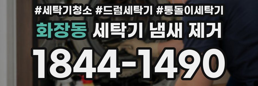 화장동 세탁기 냄새 제거