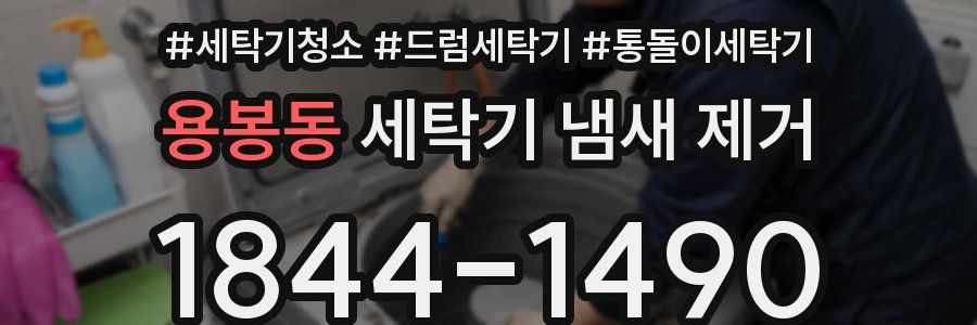 용봉동 세탁기 냄새 제거