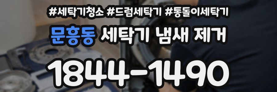 문흥동 세탁기 냄새 제거