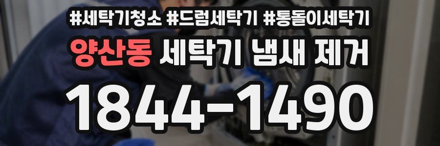 양산동 세탁기 냄새 제거