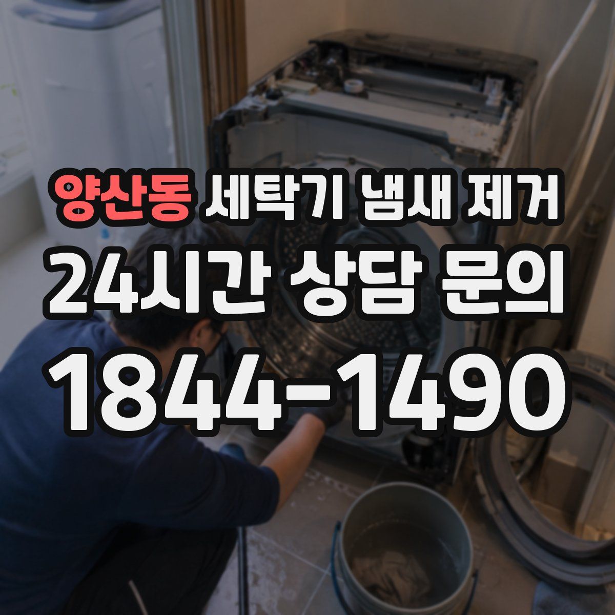 양산동 세탁기 냄새 제거