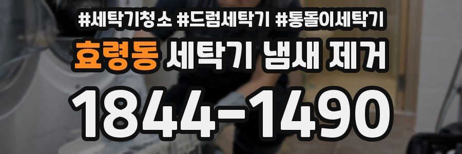 효령동 세탁기 냄새 제거