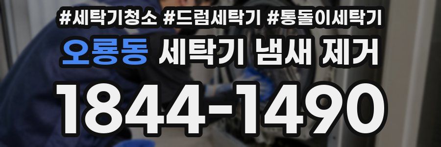 오룡동 세탁기 냄새 제거