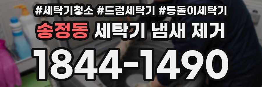 송정동 세탁기 냄새 제거