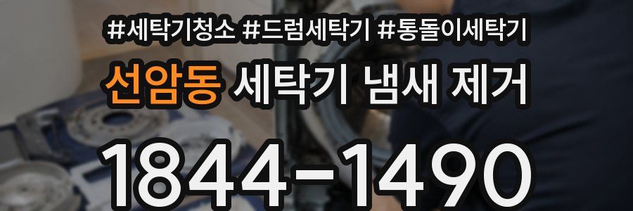 선암동 세탁기 냄새 제거