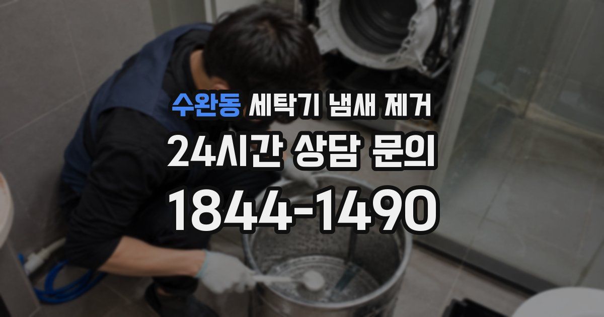 수완동 세탁기 냄새 제거