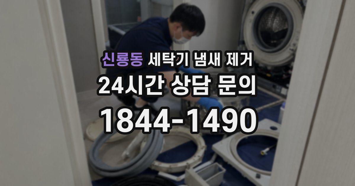 신룡동 세탁기 냄새 제거