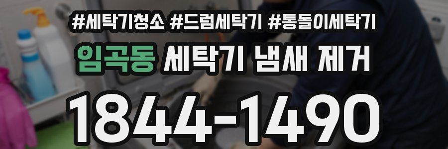 임곡동 세탁기 냄새 제거