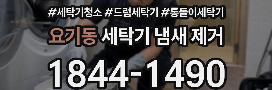 요기동 세탁기 냄새 제거