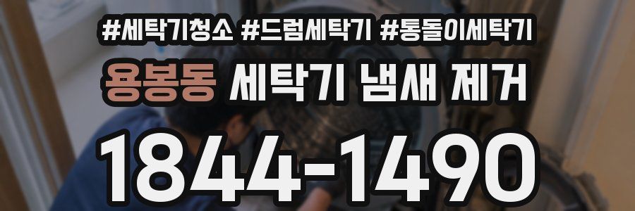 용봉동 세탁기 냄새 제거