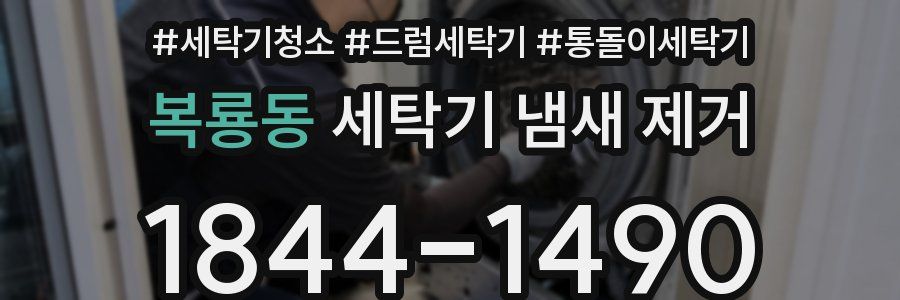 복룡동 세탁기 냄새 제거