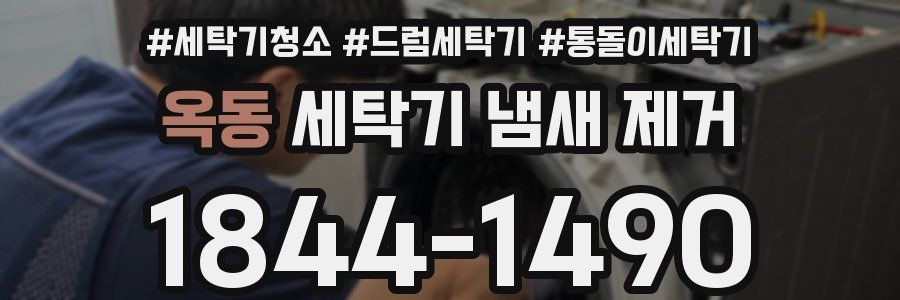 옥동 세탁기 냄새 제거