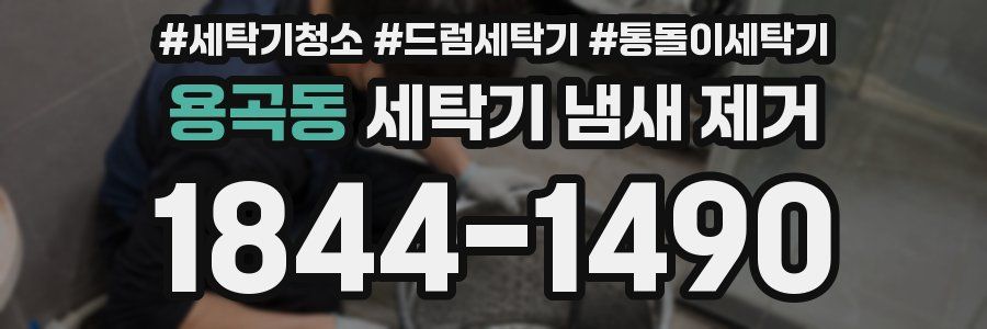 용곡동 세탁기 냄새 제거