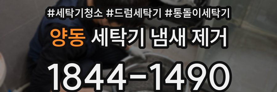 양동 세탁기 냄새 제거