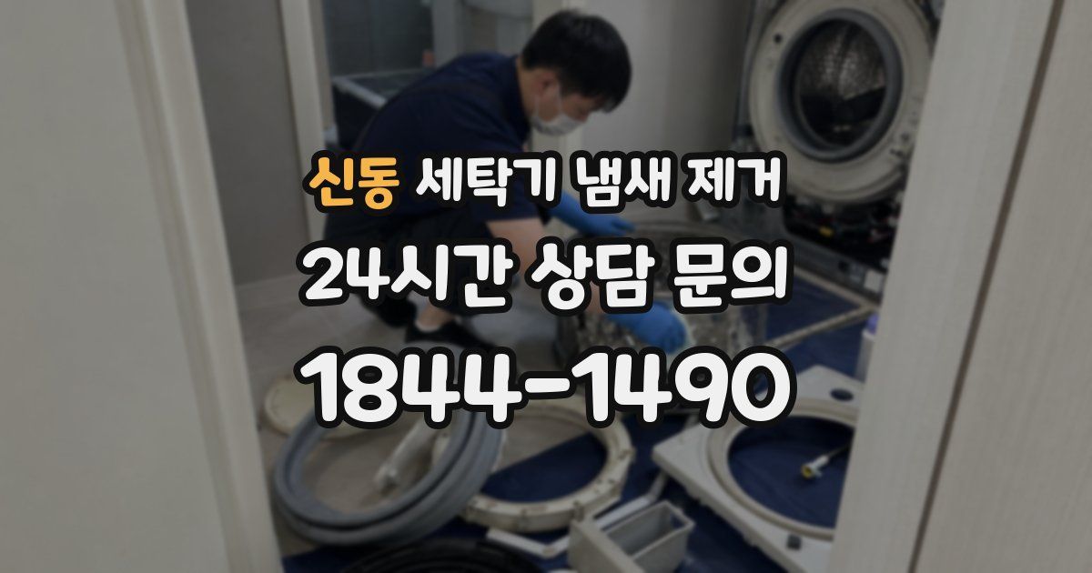 신동 세탁기 냄새 제거