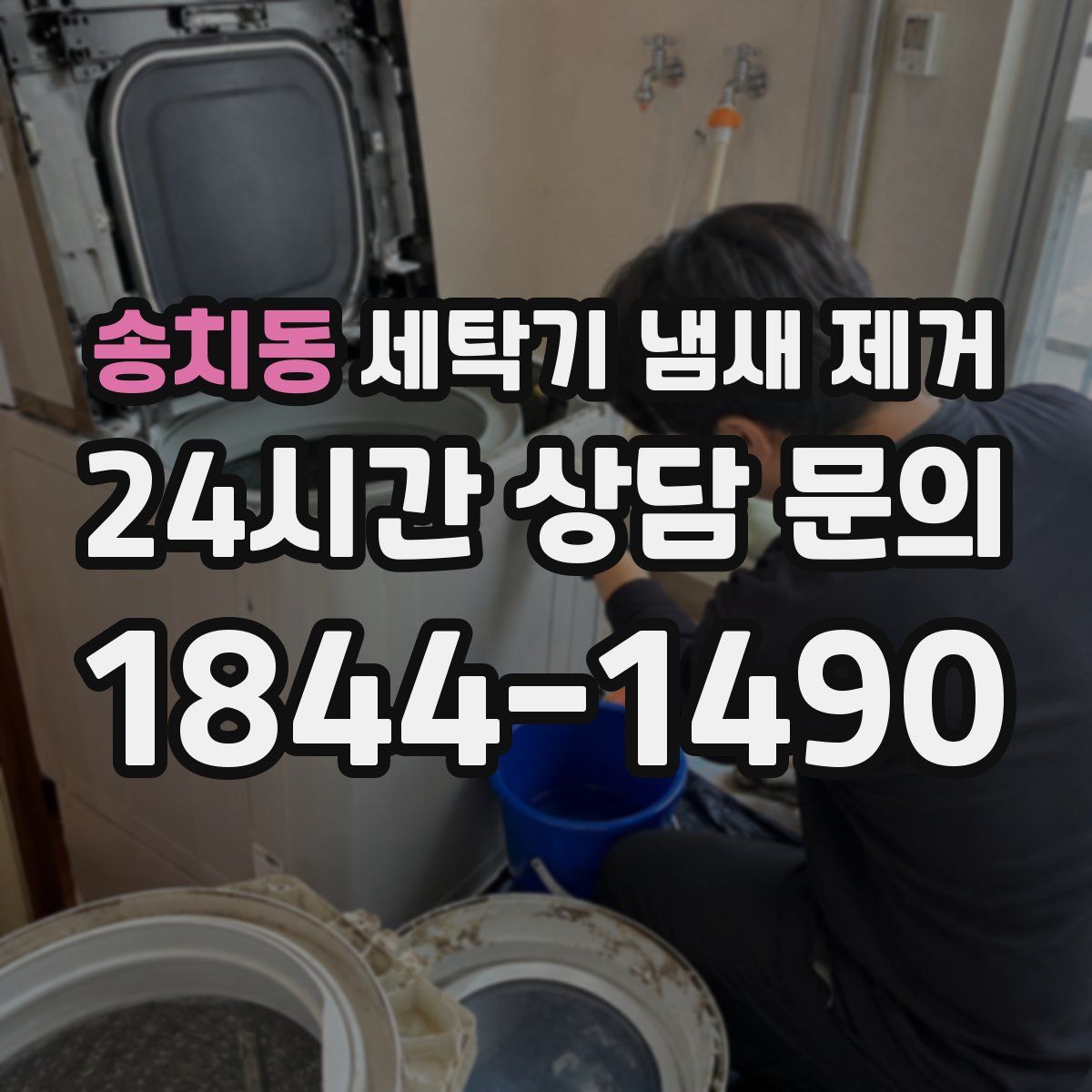 송치동 세탁기 냄새 제거