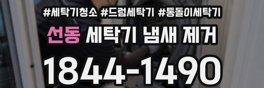 선동 세탁기 냄새 제거