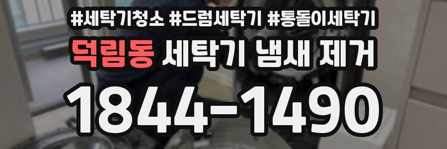 덕림동 세탁기 냄새 제거