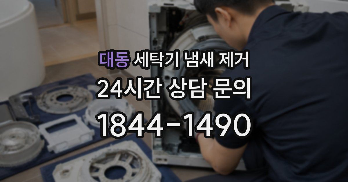 대동 세탁기 냄새 제거