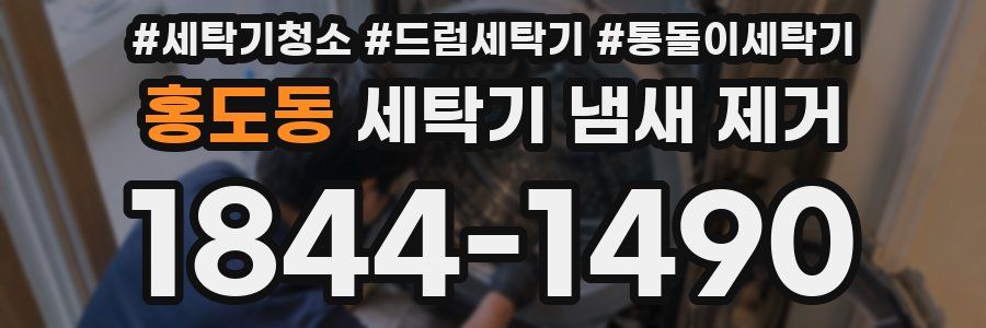 홍도동 세탁기 냄새 제거