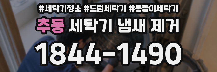 추동 세탁기 냄새 제거