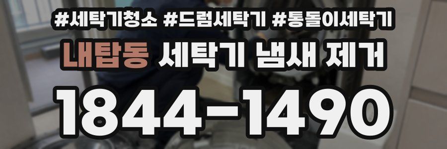 내탑동 세탁기 냄새 제거