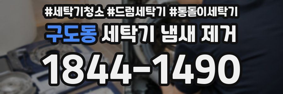 구도동 세탁기 냄새 제거