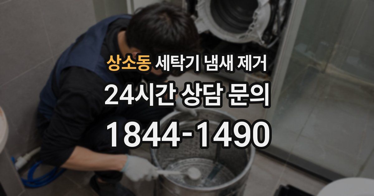 상소동 세탁기 냄새 제거