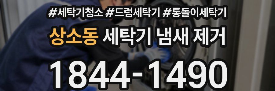 상소동 세탁기 냄새 제거
