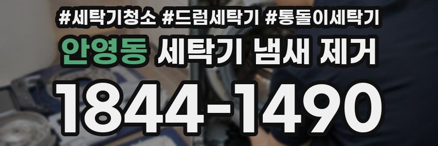 안영동 세탁기 냄새 제거