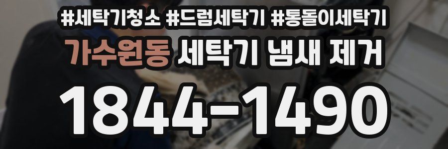 가수원동 세탁기 냄새 제거