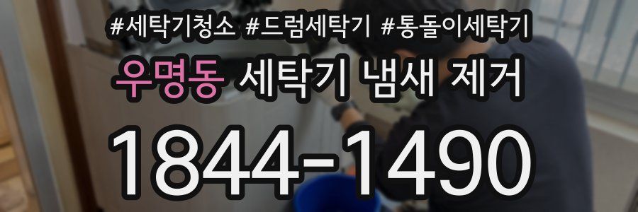 우명동 세탁기 냄새 제거
