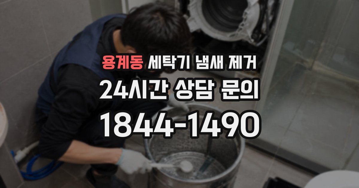 용계동 세탁기 냄새 제거