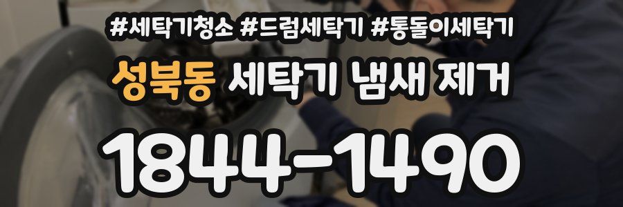 성북동 세탁기 냄새 제거