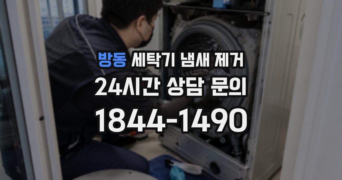 방동 세탁기 냄새 제거