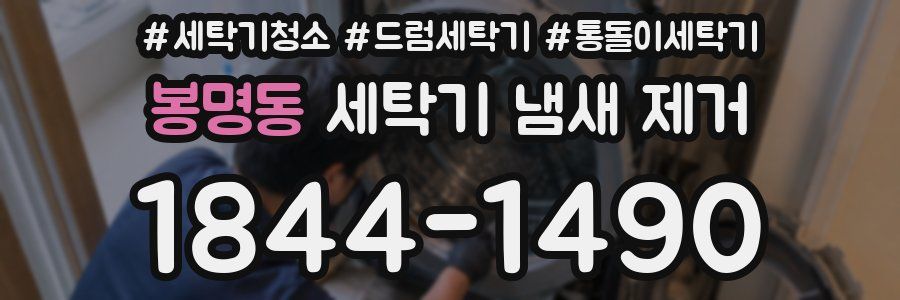 봉명동 세탁기 냄새 제거
