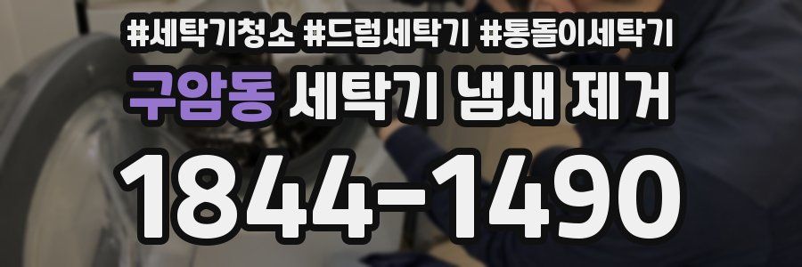 구암동 세탁기 냄새 제거