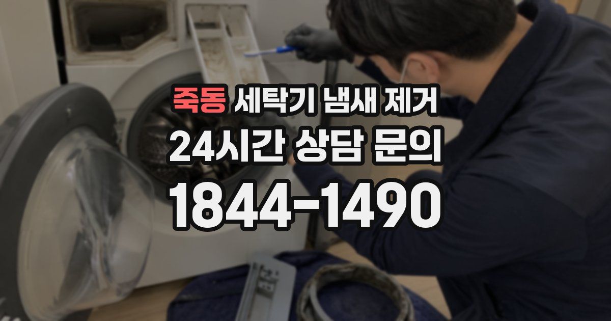 죽동 세탁기 냄새 제거