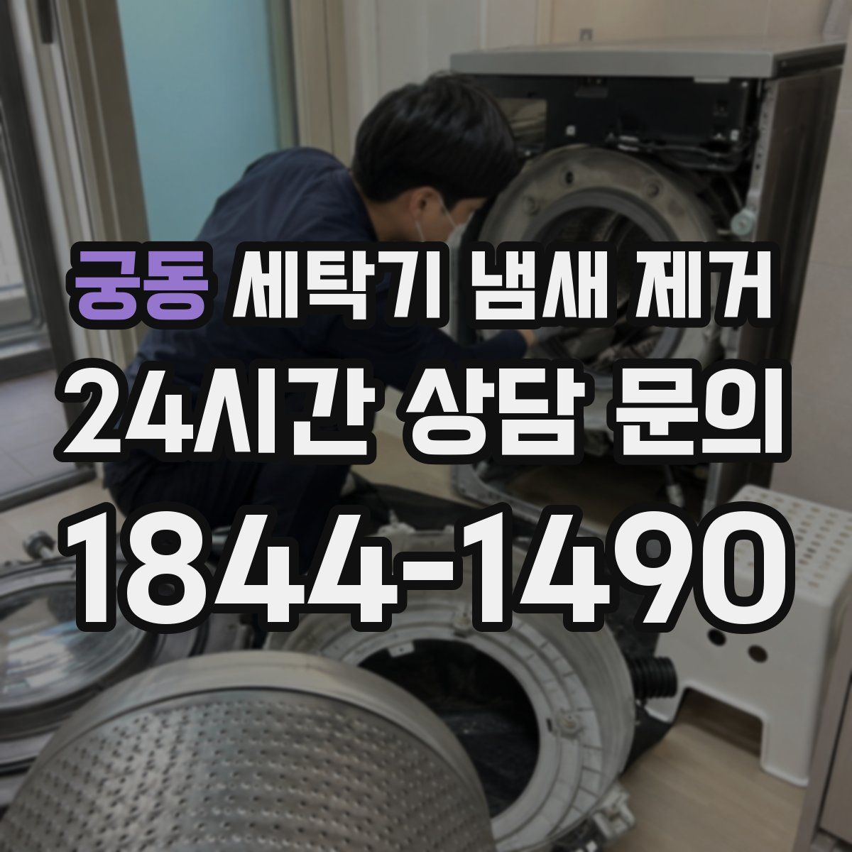 궁동 세탁기 냄새 제거